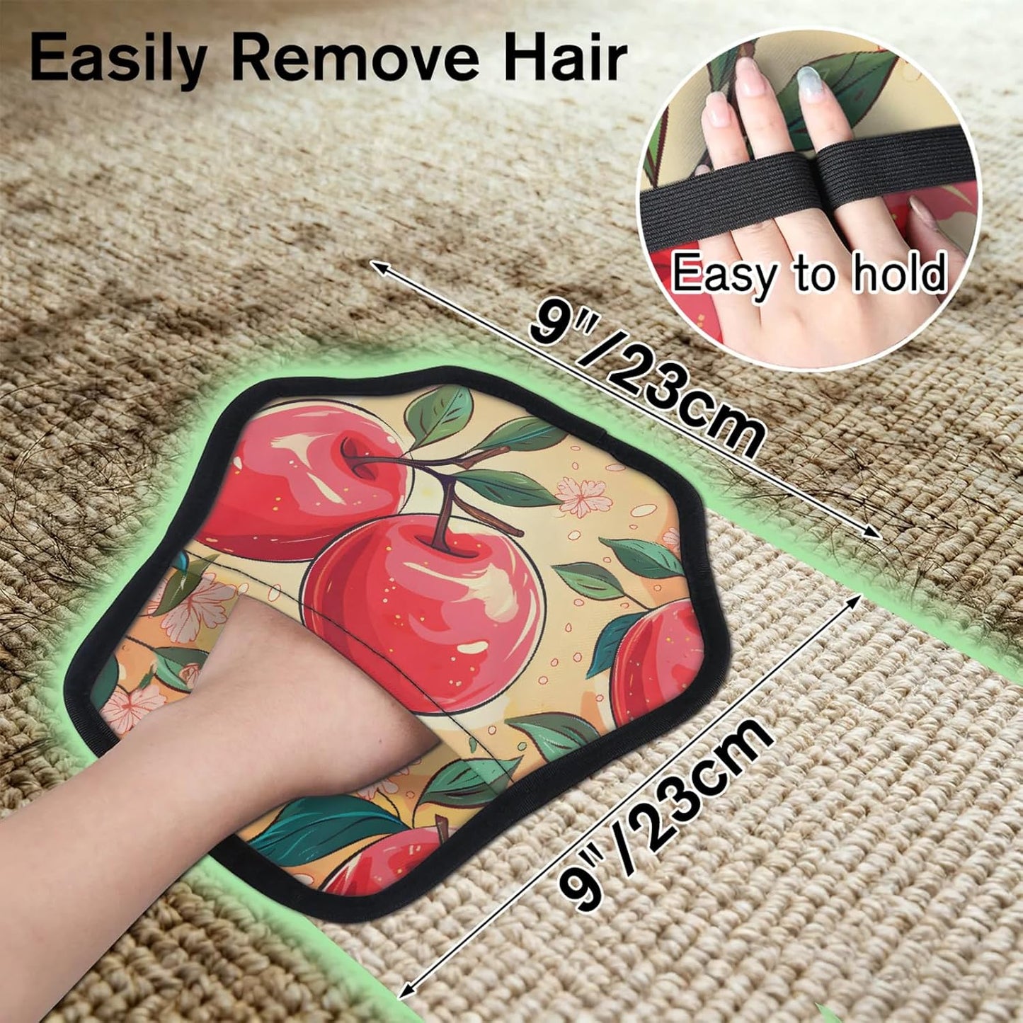 Pet Hair Removal Glove for Dogs Cats Reusable Washable Set