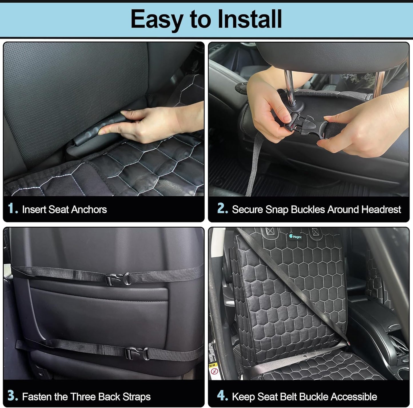 Front Seat Covers for Cars,Waterproof Car Seat Protector