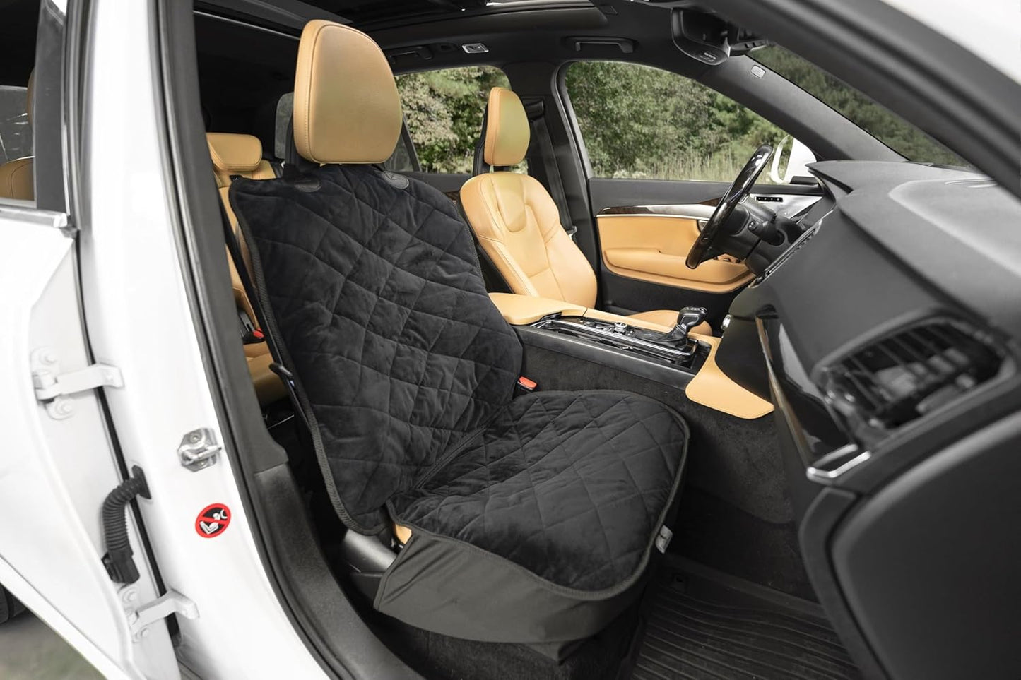 Copilot Bucket Car Seat Protector with Diamond Stitching