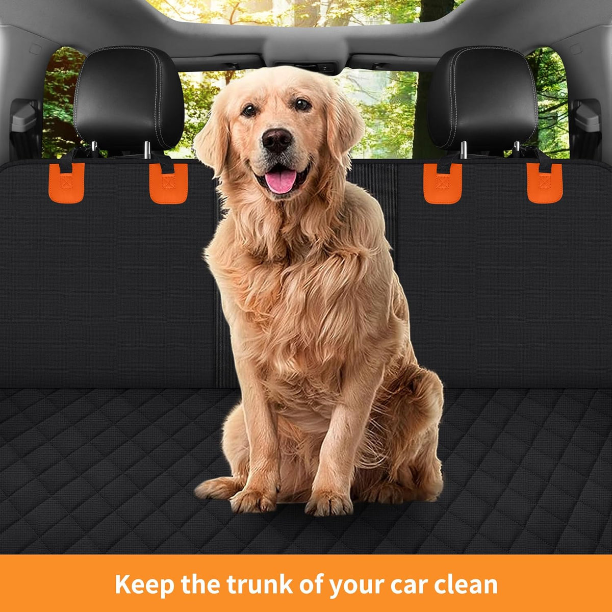 Dog Back Seat Cover Protector for Cars SUV and Trucks with