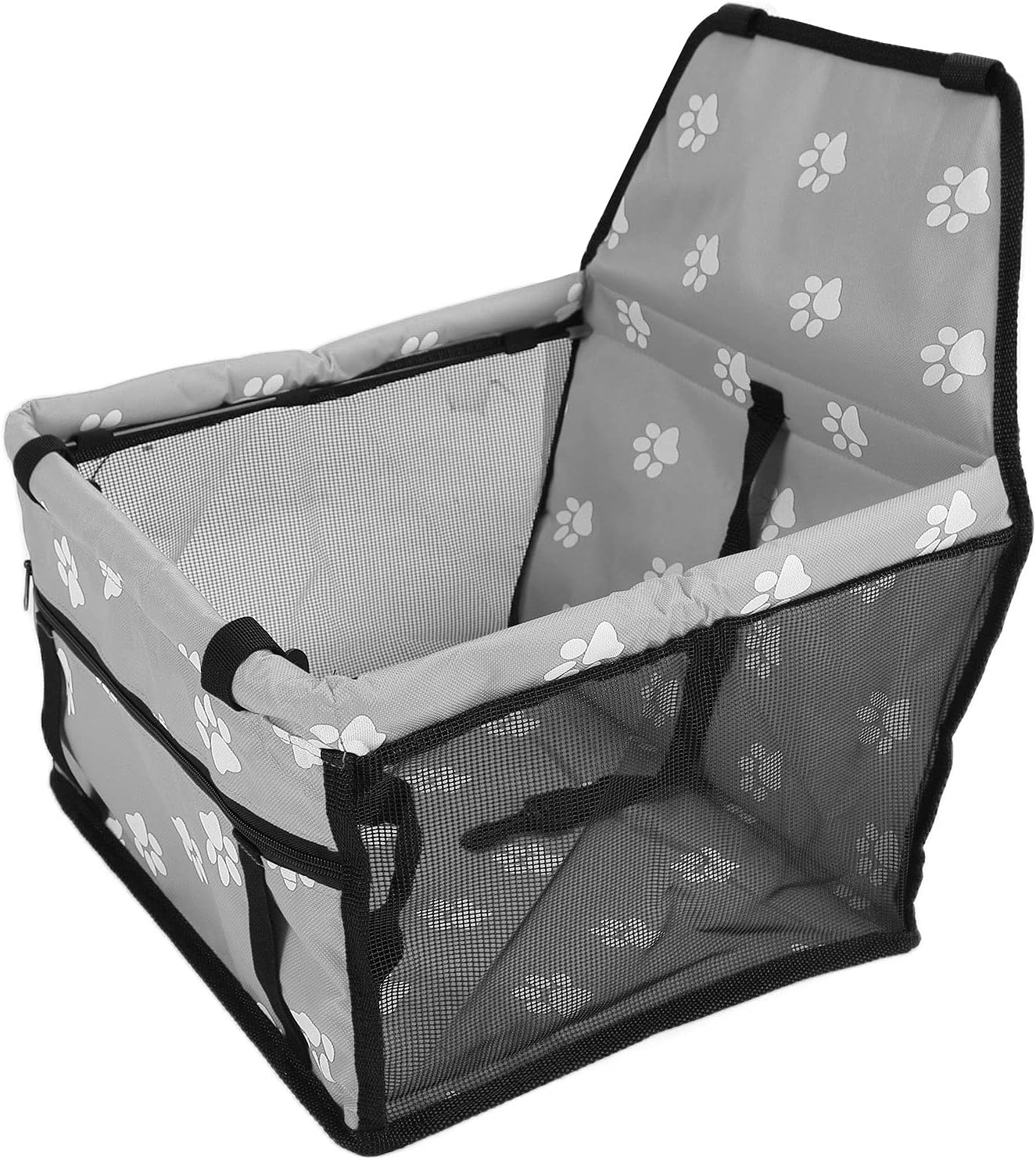Bear Pattern Pet Carrier Cage, Pet Car Safety Seat with