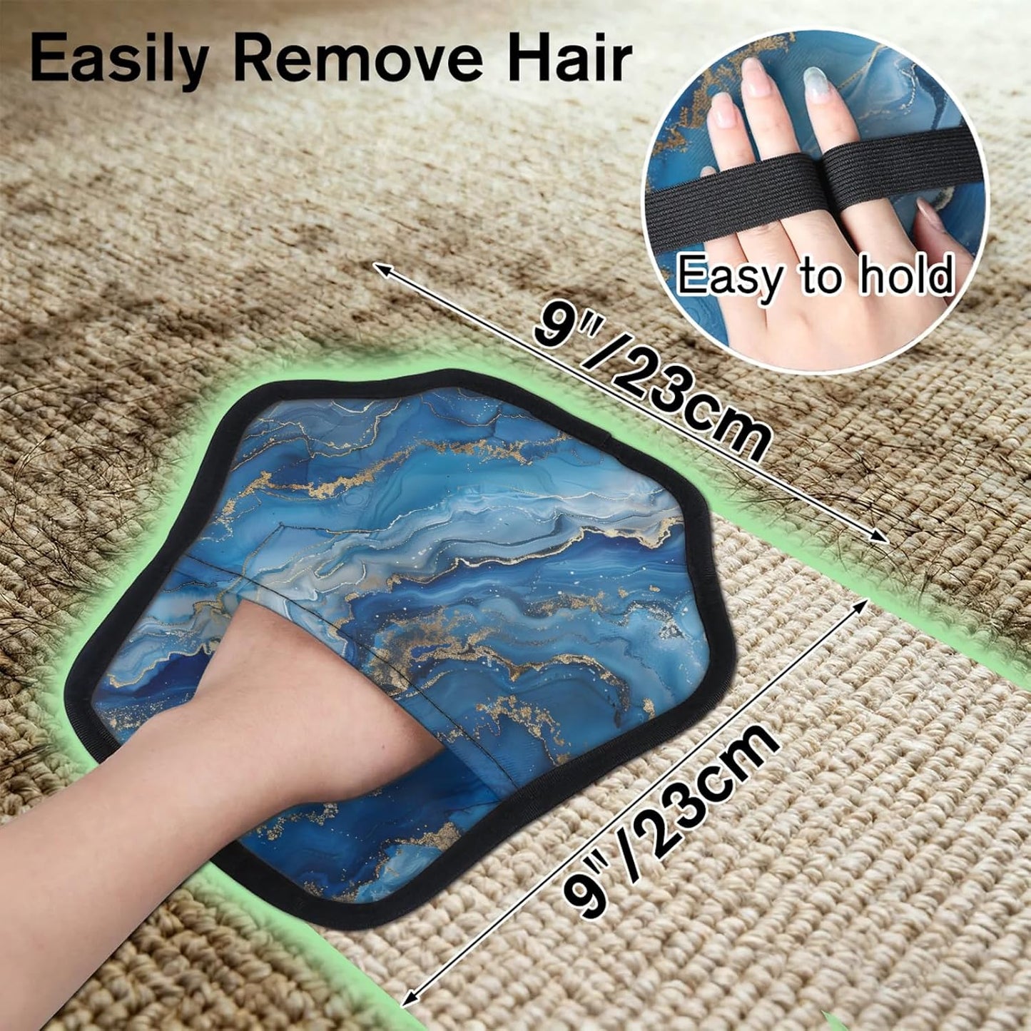 Pet Hair Removal Glove for Dogs Cats Reusable Washable Set
