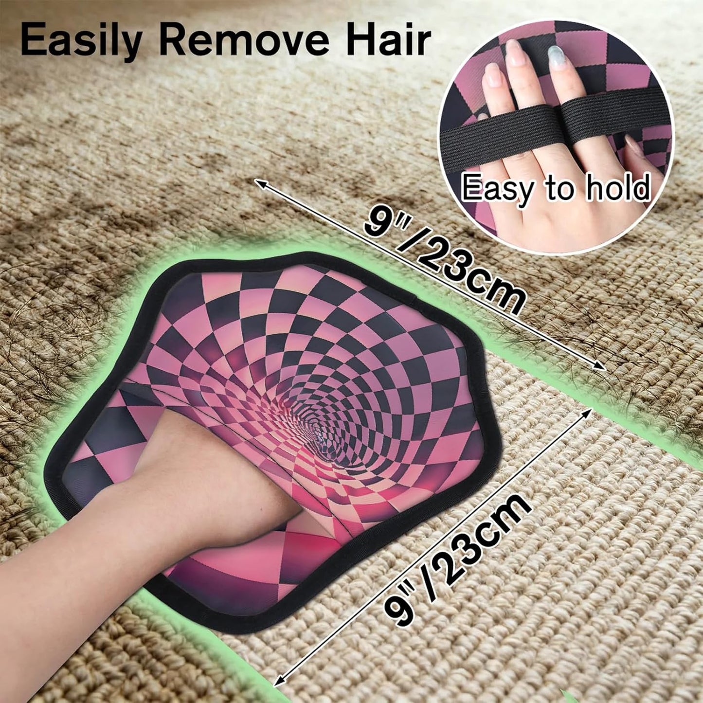 Pet Hair Removal Glove for Dogs Cats Reusable Washable Set