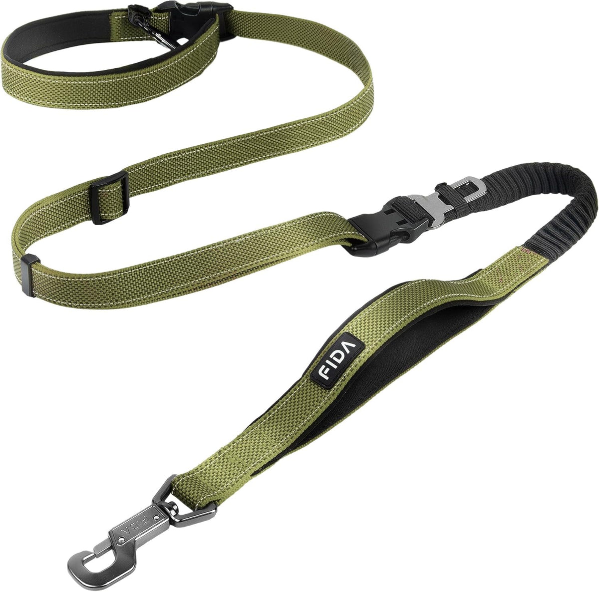 6-in-1 Hands Free Dog Leash Heavy Duty, Reflective Wasit