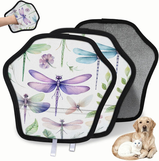 Kawaii Dragonfly 2Pcs Electrostatic Reusable Pet Hair