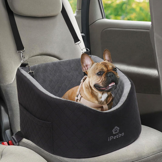 Dog Car Seat for Small & Medium Dogs - Crash-Protective