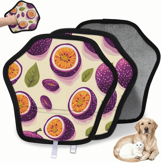 Fruit Passion Fruit 2Pcs Electrostatic Reusable Pet Hair