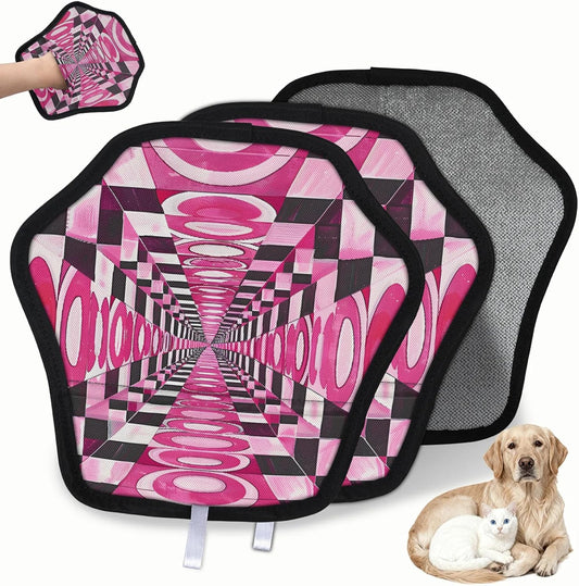 Pet Hair Removal Glove for Dogs Cats Reusable Washable Set