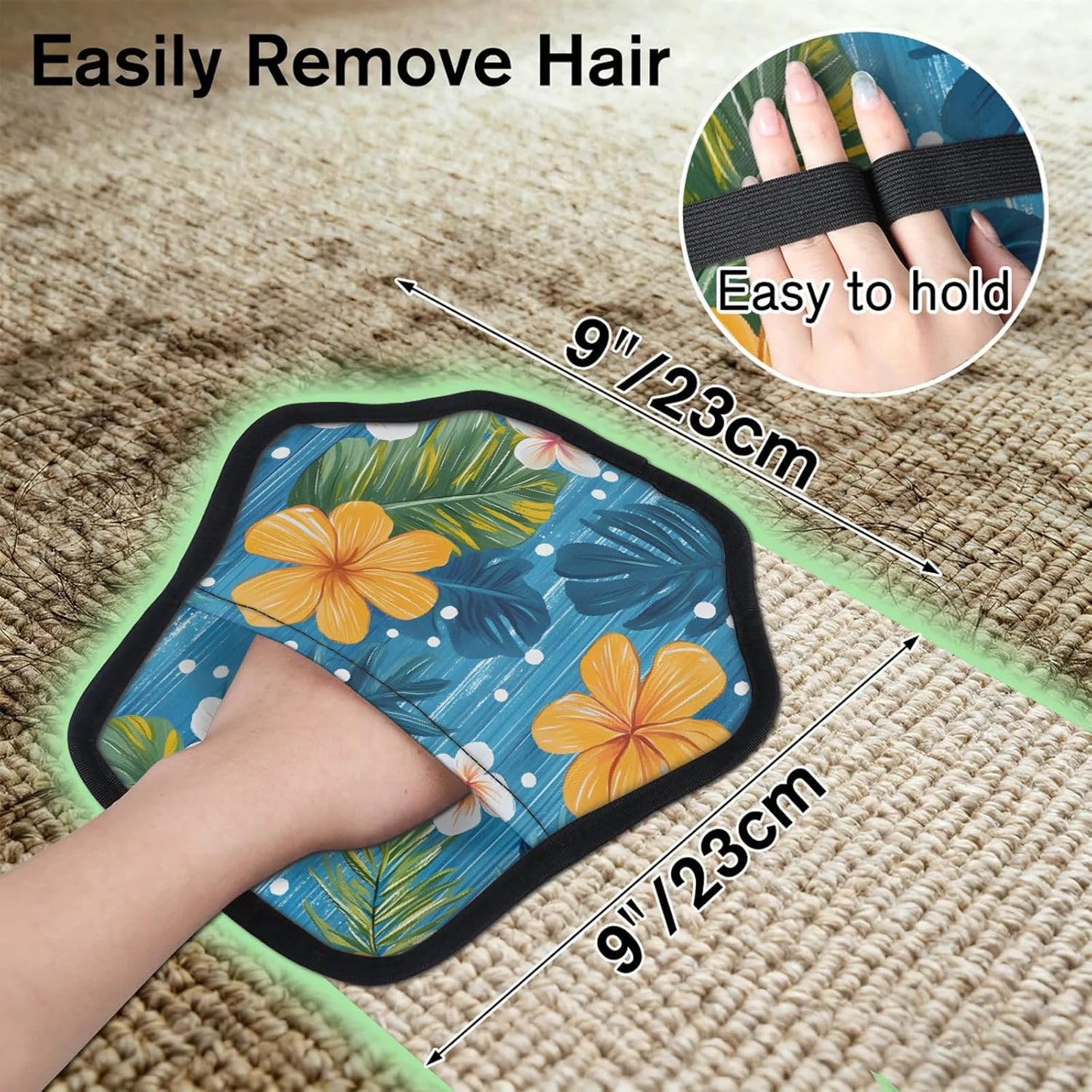 Pet Hair Removal Glove for Dogs Cats Reusable Washable Set