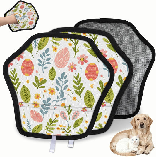 Pet Hair Removal Glove for Dogs Cats Reusable Washable Set