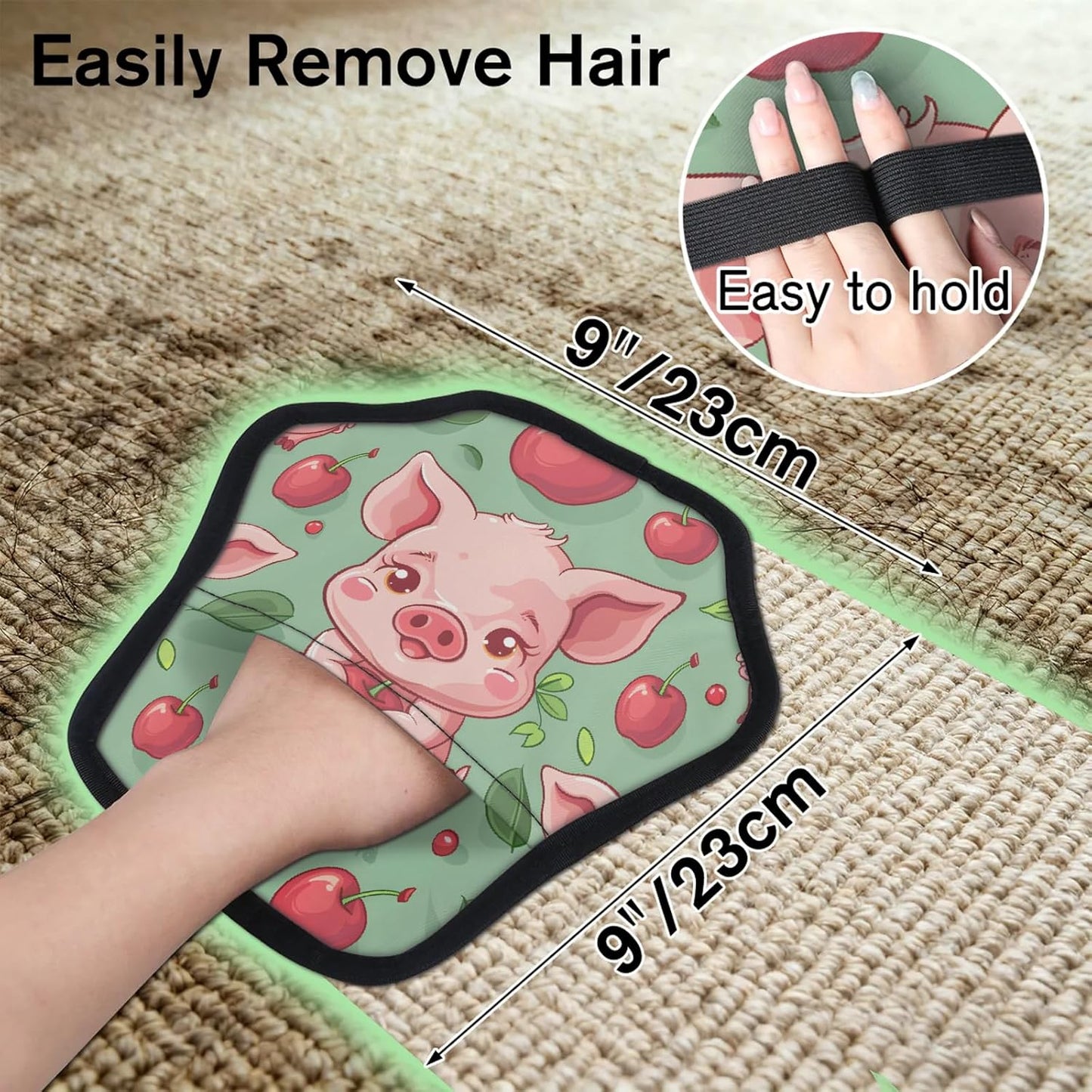 Pet Hair Removal Glove for Dogs Cats Reusable Washable Set