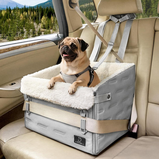 Dog Car Seat for Small Dogs – Patented Safety Buckle