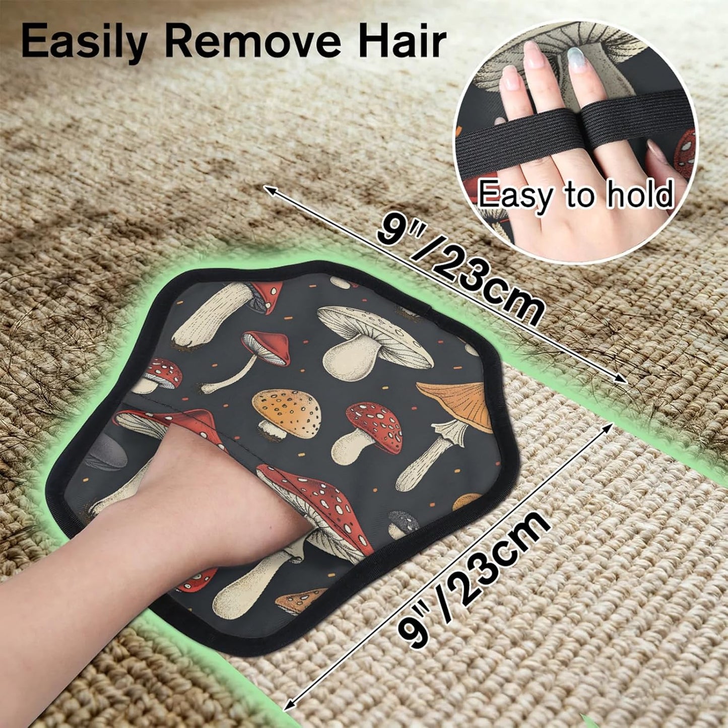 Pet Hair Removal Glove for Dogs Cats Reusable Washable Set