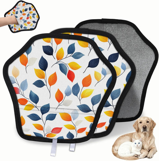 Pet Hair Removal Glove for Dogs Cats Reusable Washable Set