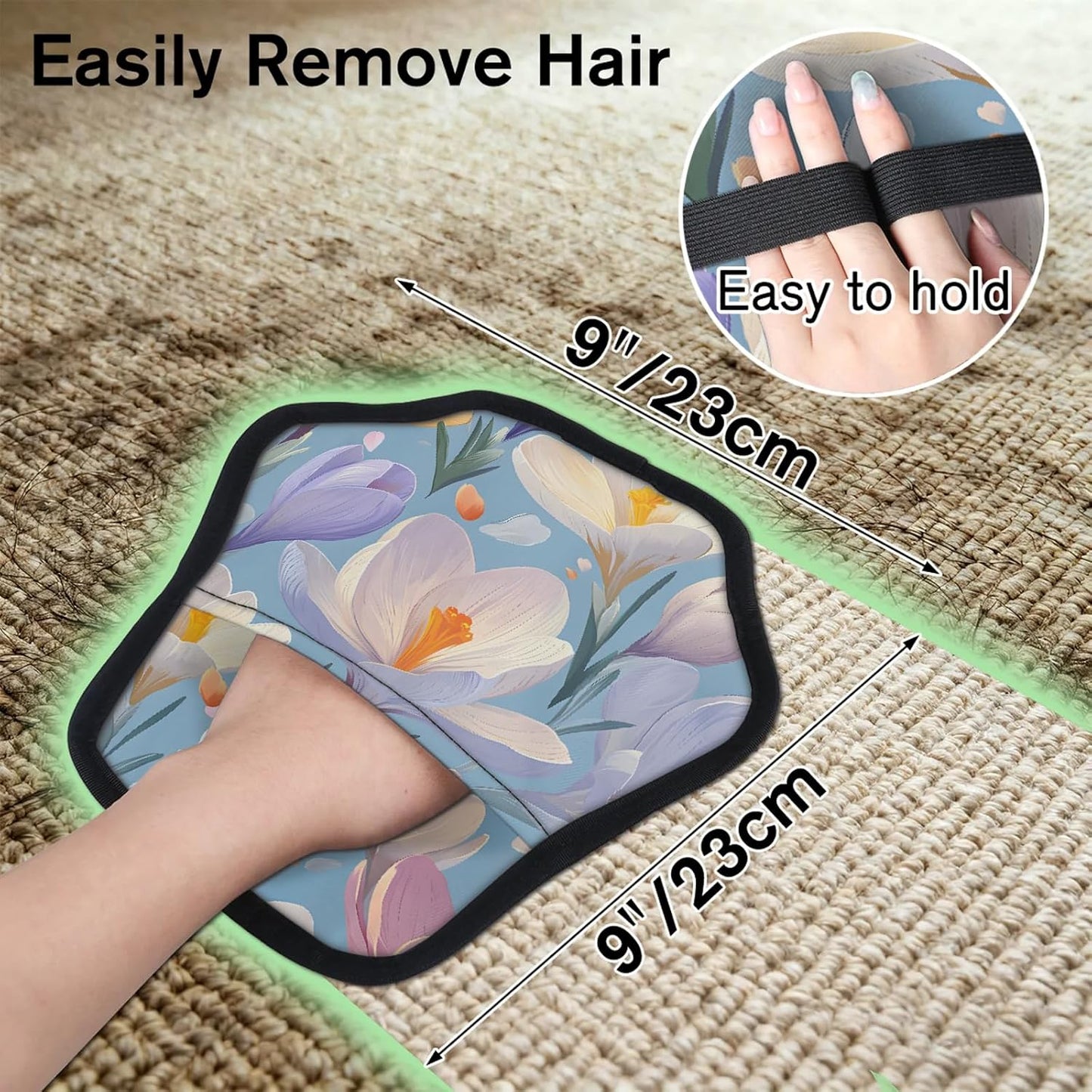 Pet Hair Removal Glove for Dogs Cats Reusable Washable Set
