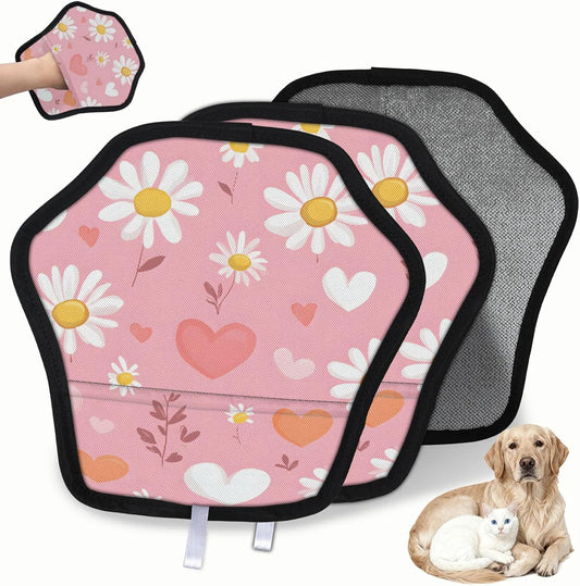 Pet Hair Removal Glove for Dogs Cats Reusable Washable Set