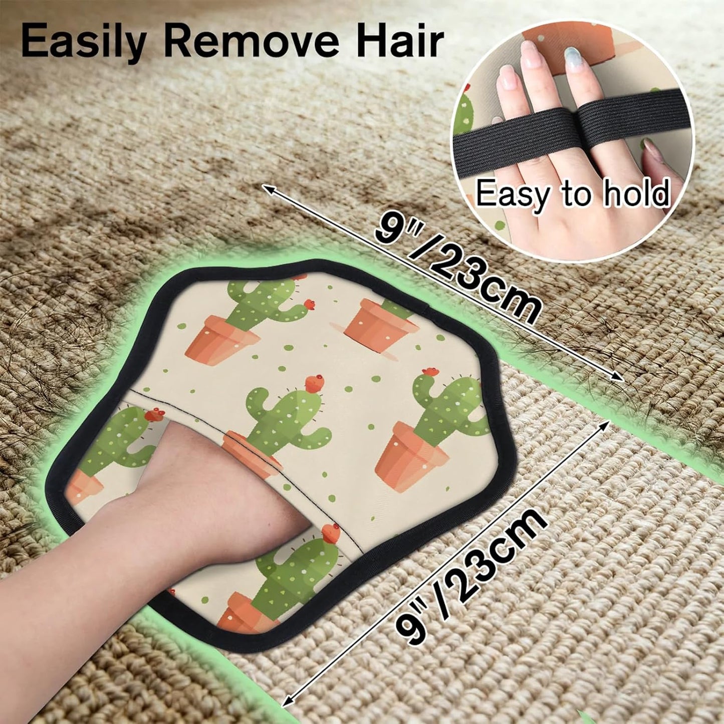 Pet Hair Removal Glove for Dogs Cats Reusable Washable Set