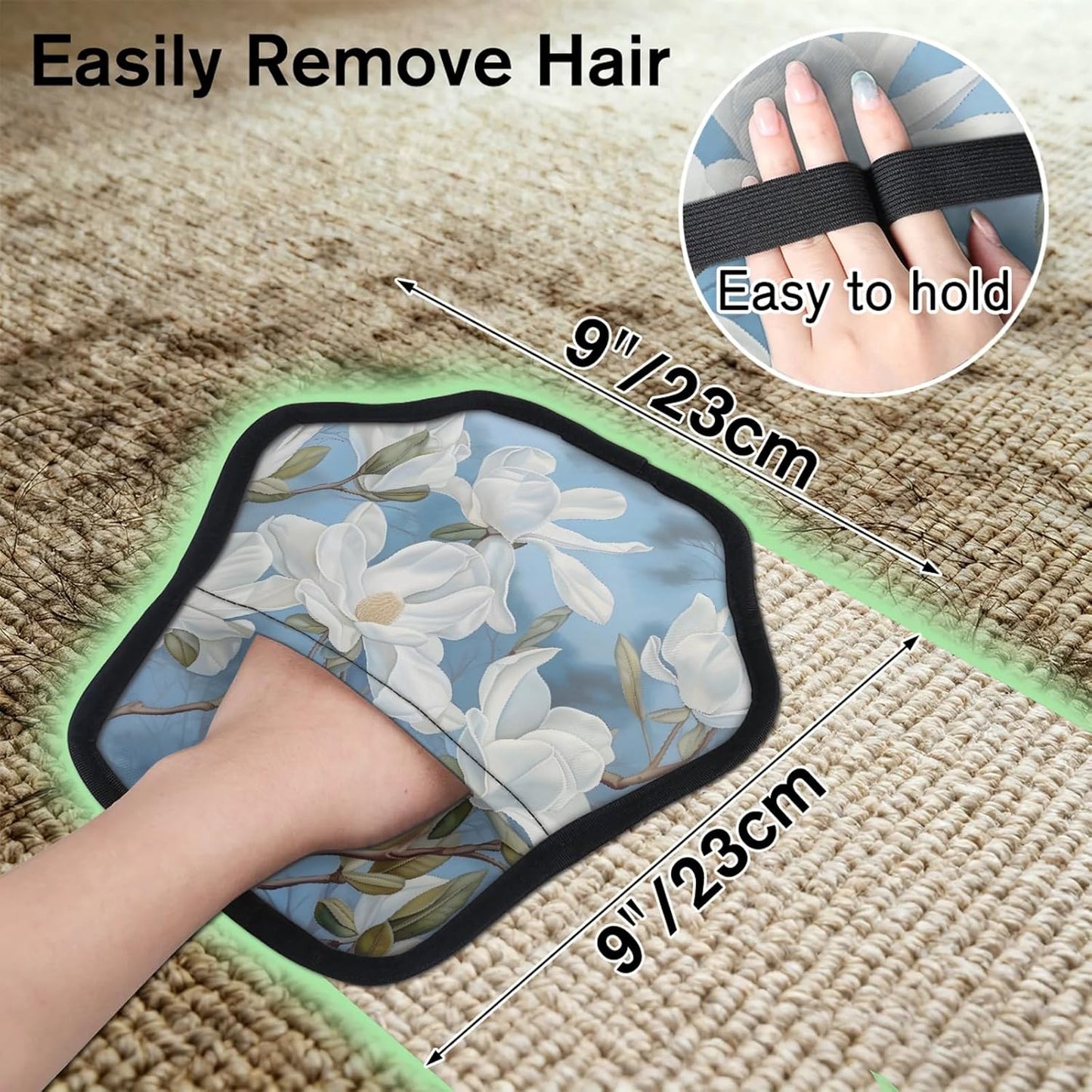 Pet Hair Removal Glove for Dogs Cats Reusable Washable Set