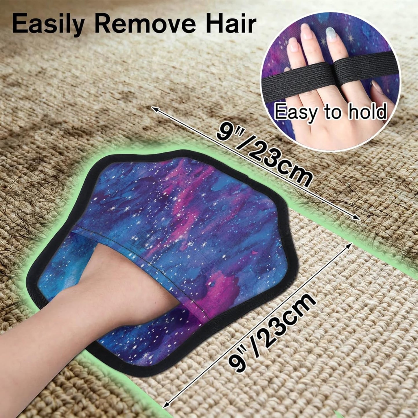 Pet Hair Removal Glove for Dogs Cats Reusable Washable Set
