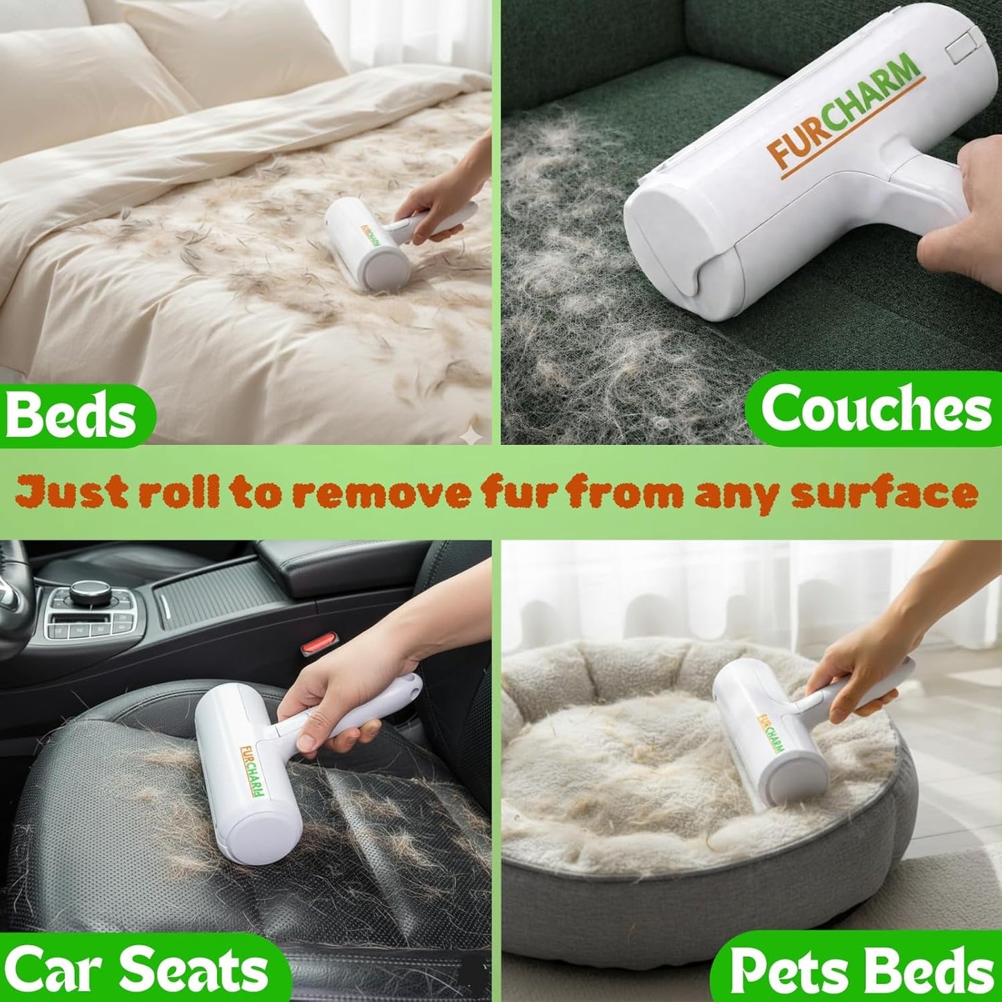 Pet Hair Remover for Laundry & Furniture – Reusable Lint