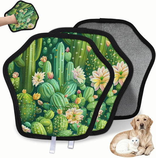 Pet Hair Removal Glove for Dogs Cats Reusable Washable Set
