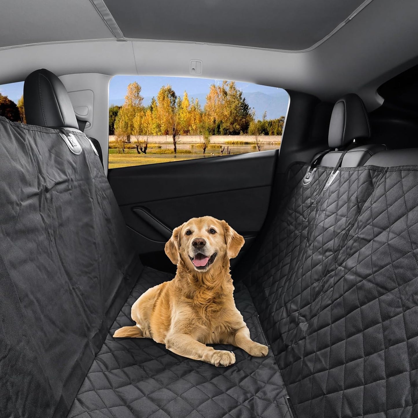 2026-2020 Tesla Model Y Juniper Dog Car Seat Cover Pet Dog