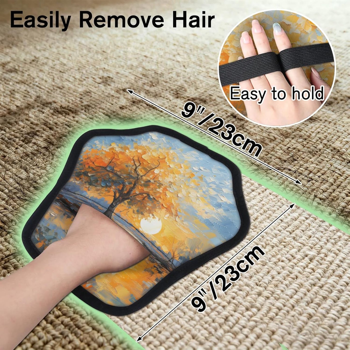 Vintage Tree Life 2Pcs Electrostatic Reusable Pet Hair