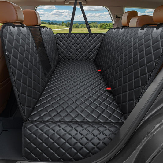 4 in 1 Dog Car Seat Cover for Back Seat, Waterproof Dog