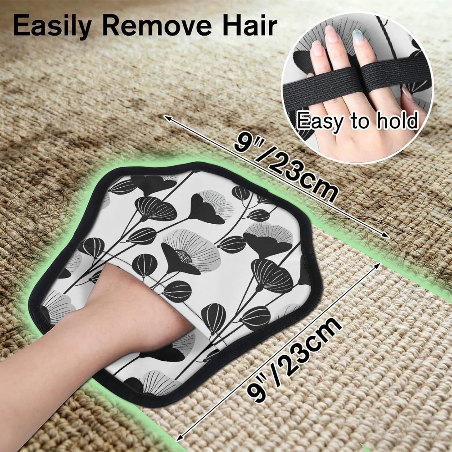 Pet Hair Removal Glove for Dogs Cats Reusable Washable Set