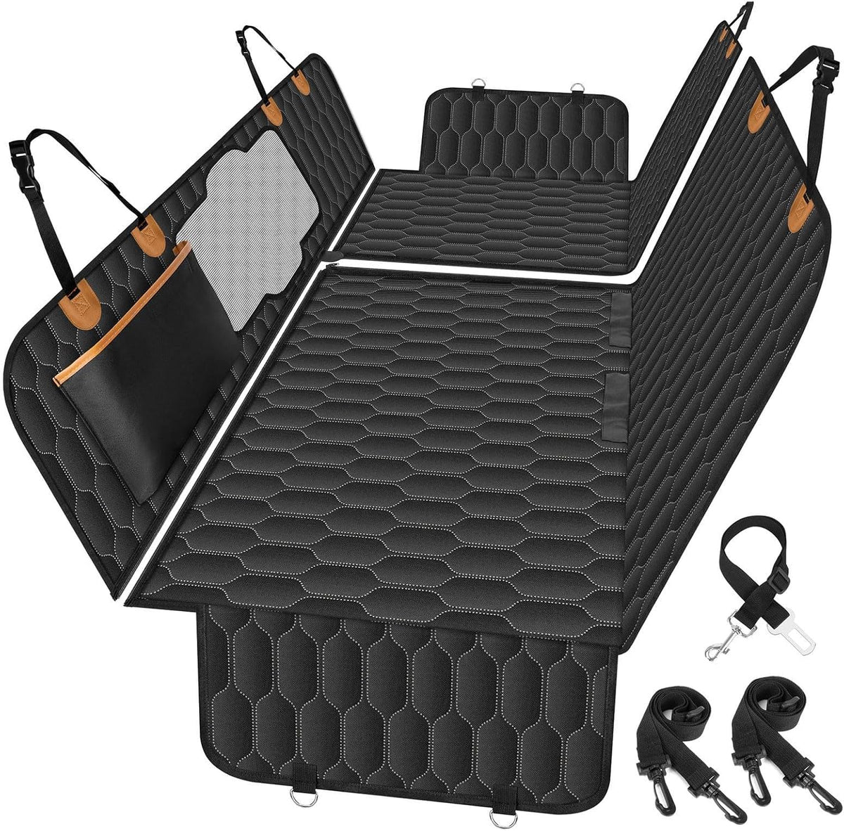 Dog Back Seat Cover, Waterproof Nonslip Dog Hammock for