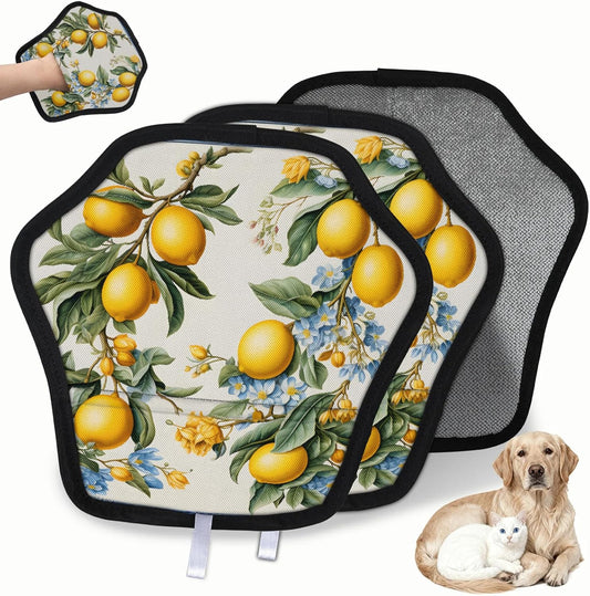 Pet Hair Removal Glove for Dogs Cats Reusable Washable Set