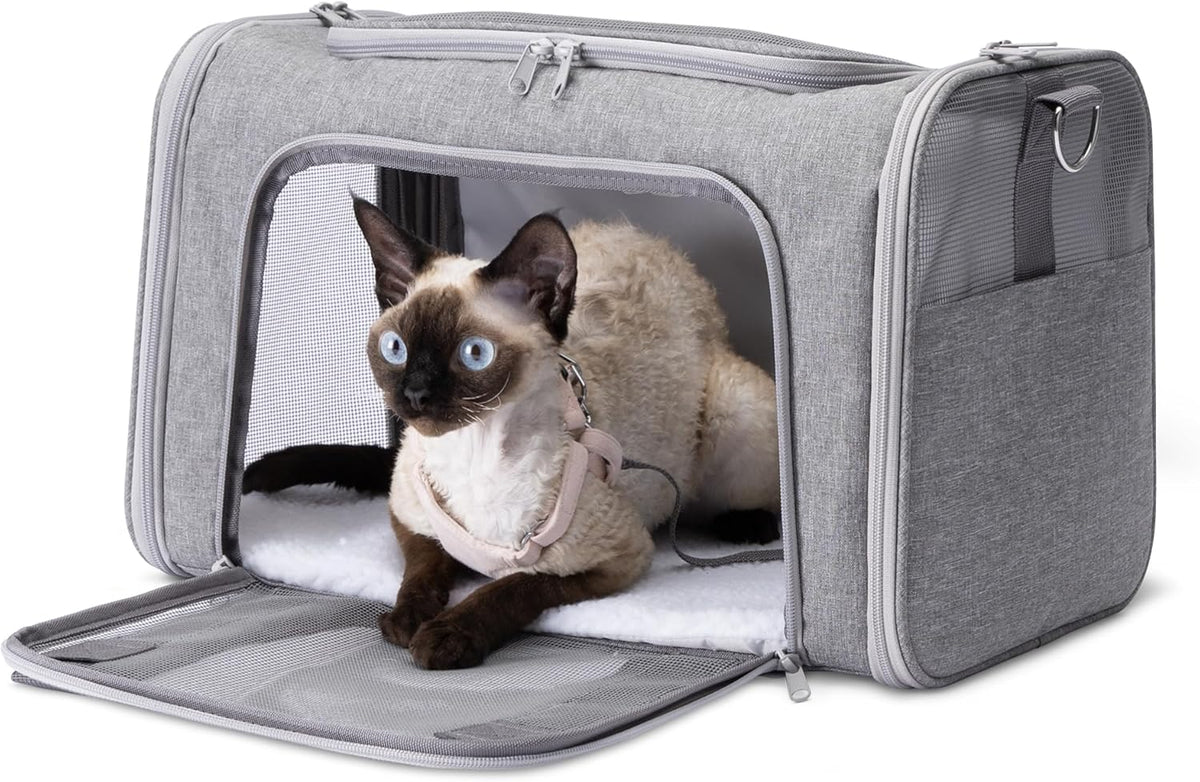 Soft Cat & Dog Carrier with Adjustable Shoulder Strap