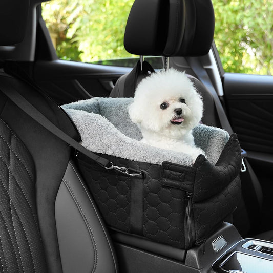 Center Console Dog Car Seat, Detachable Washable Dog