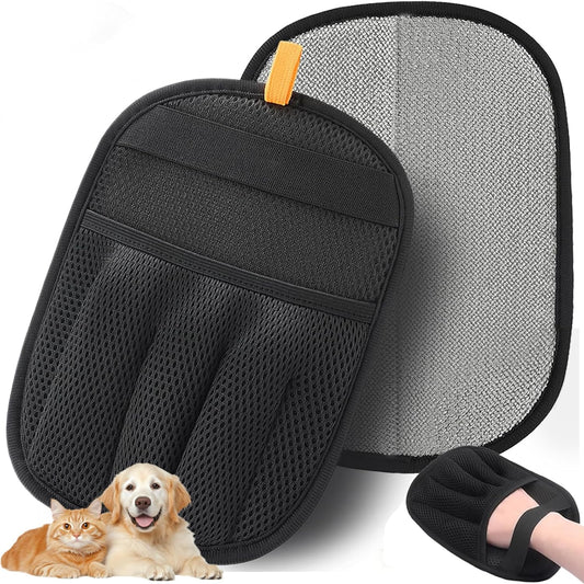 Pet Hair Removal Glove , Upgraded Thickened Electrostatic