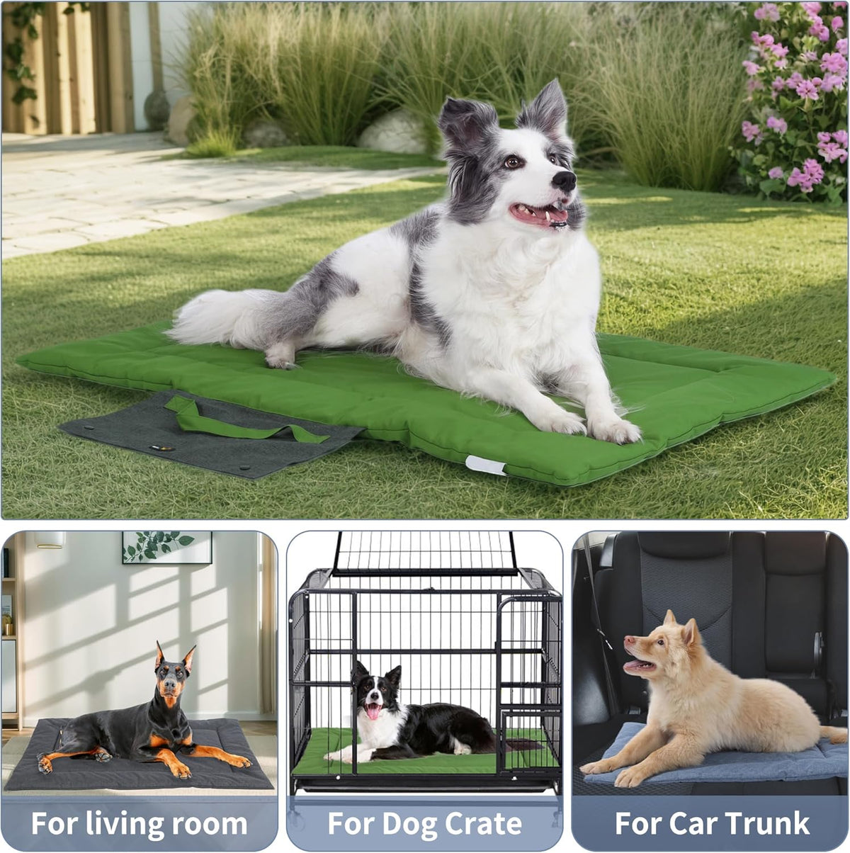 Foldable Dog Mat Portable for Travel Camping Place Mat