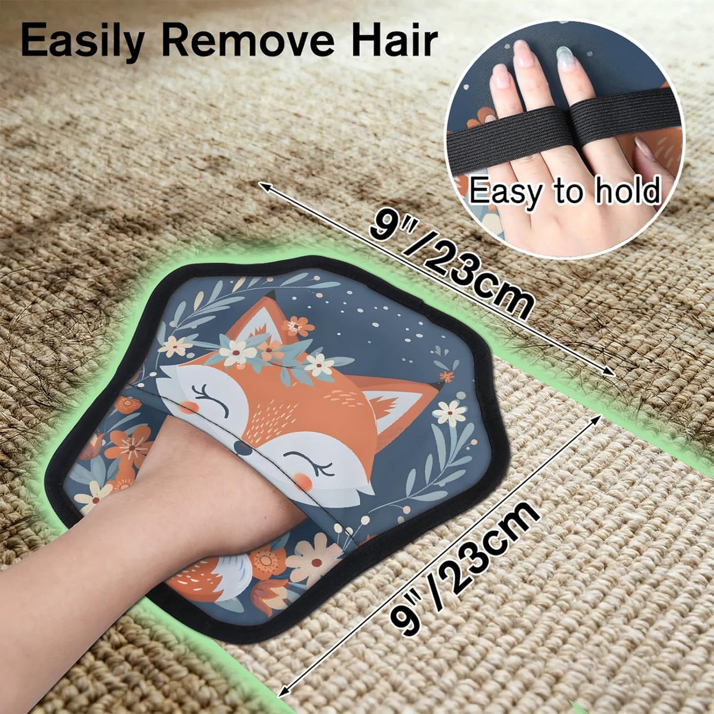Pet Hair Removal Glove for Dogs Cats Reusable Washable Set