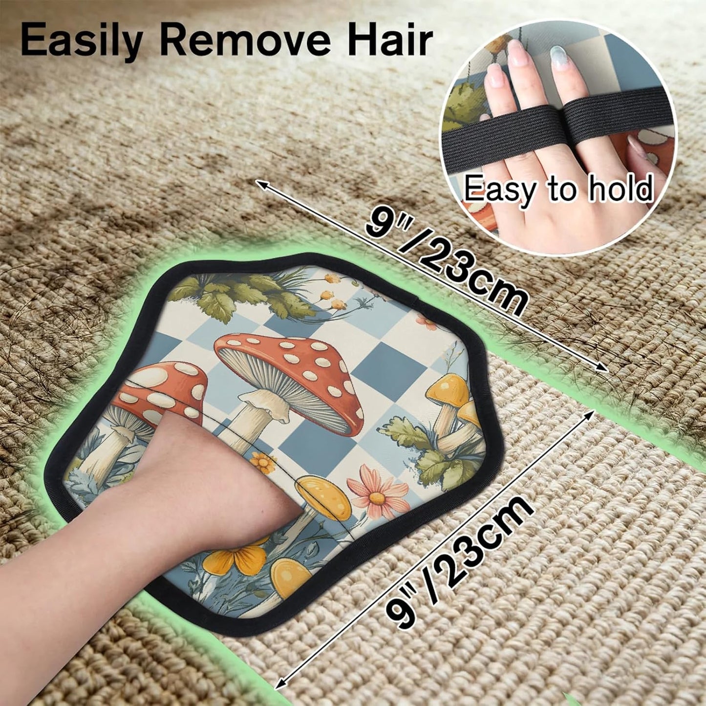 Pet Hair Removal Glove for Dogs Cats Reusable Washable Set
