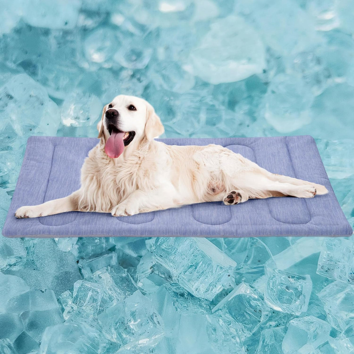 Cooling Mat for Large Dogs - Double-Sided Waterproof &