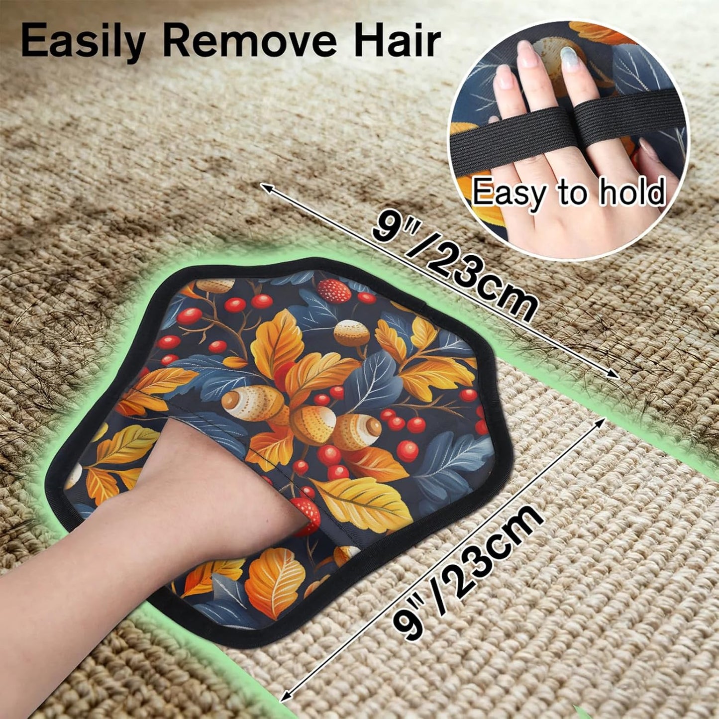 Pet Hair Removal Glove for Dogs Cats Reusable Washable Set