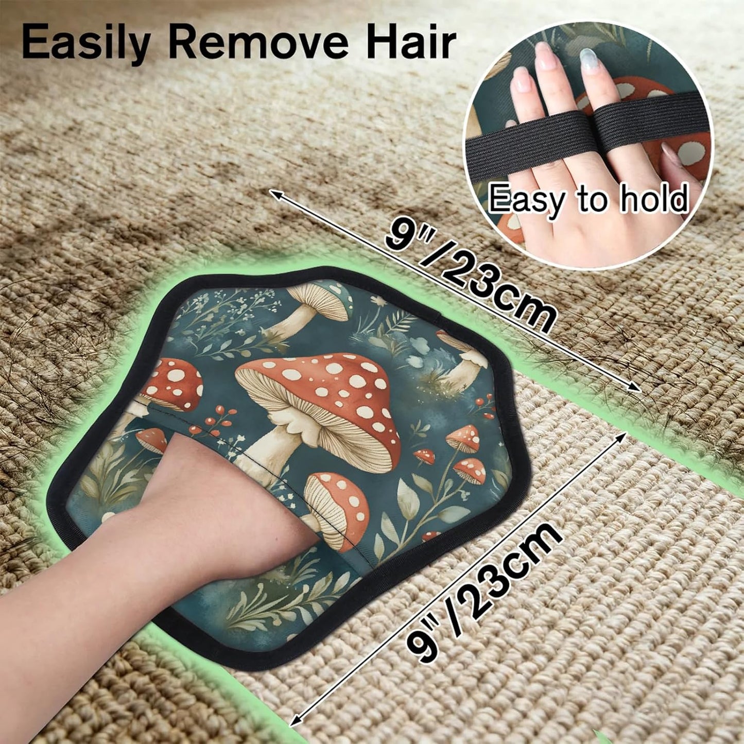Pet Hair Removal Glove for Dogs Cats Reusable Washable Set