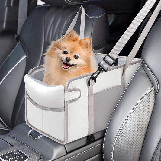 Portable Dog Car Seat for Small Dogs - Pet Booster Seat