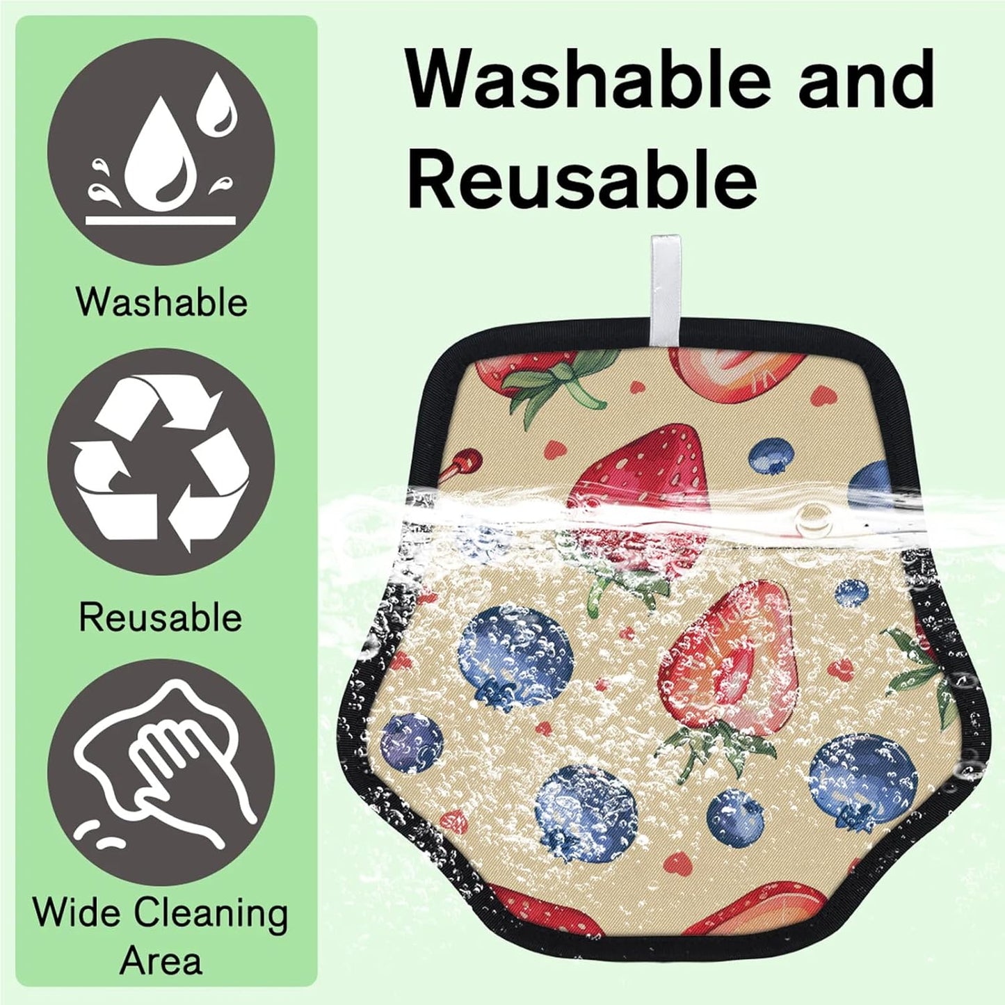 Pet Hair Removal Glove for Dogs Cats Reusable Washable Set