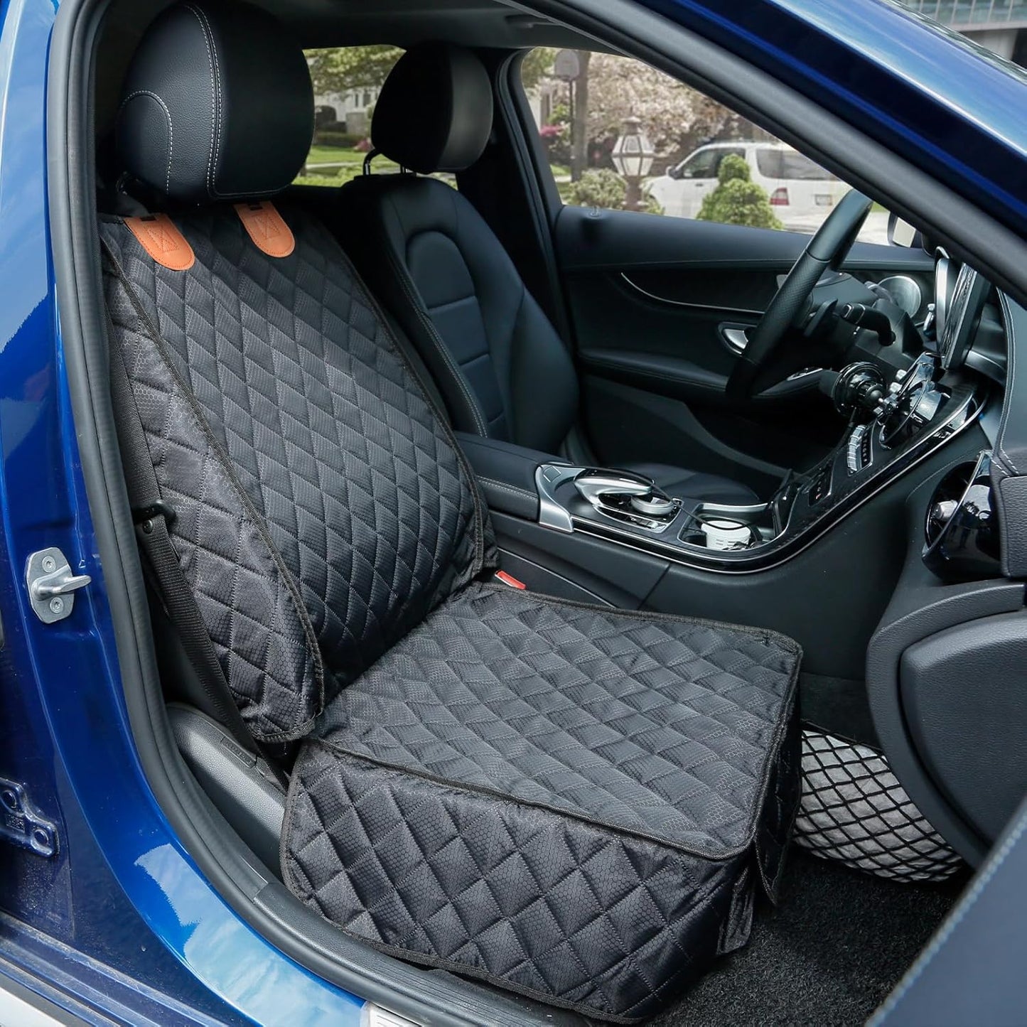 Front Seat Cover 2 Pack, Full Protection Dog Car Seat Cover