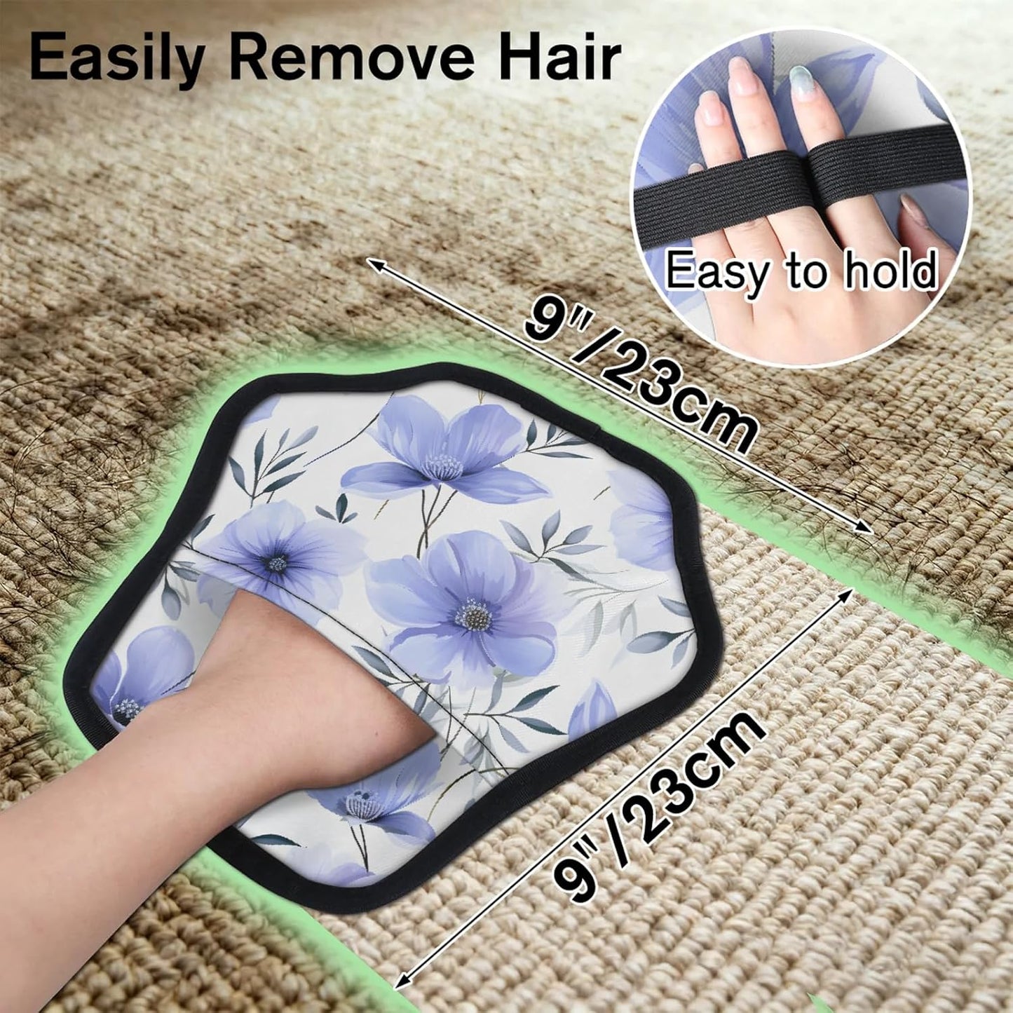 Pet Hair Removal Glove for Dogs Cats Reusable Washable Set