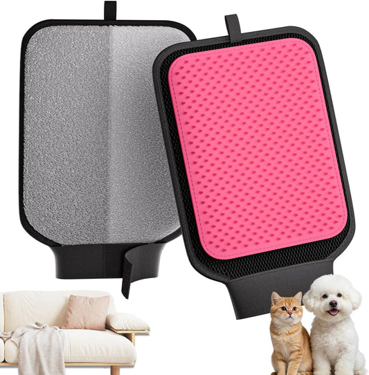 Dual-Sided Pet Hair Removal Glove for Cats & Dogs, Pet Hair