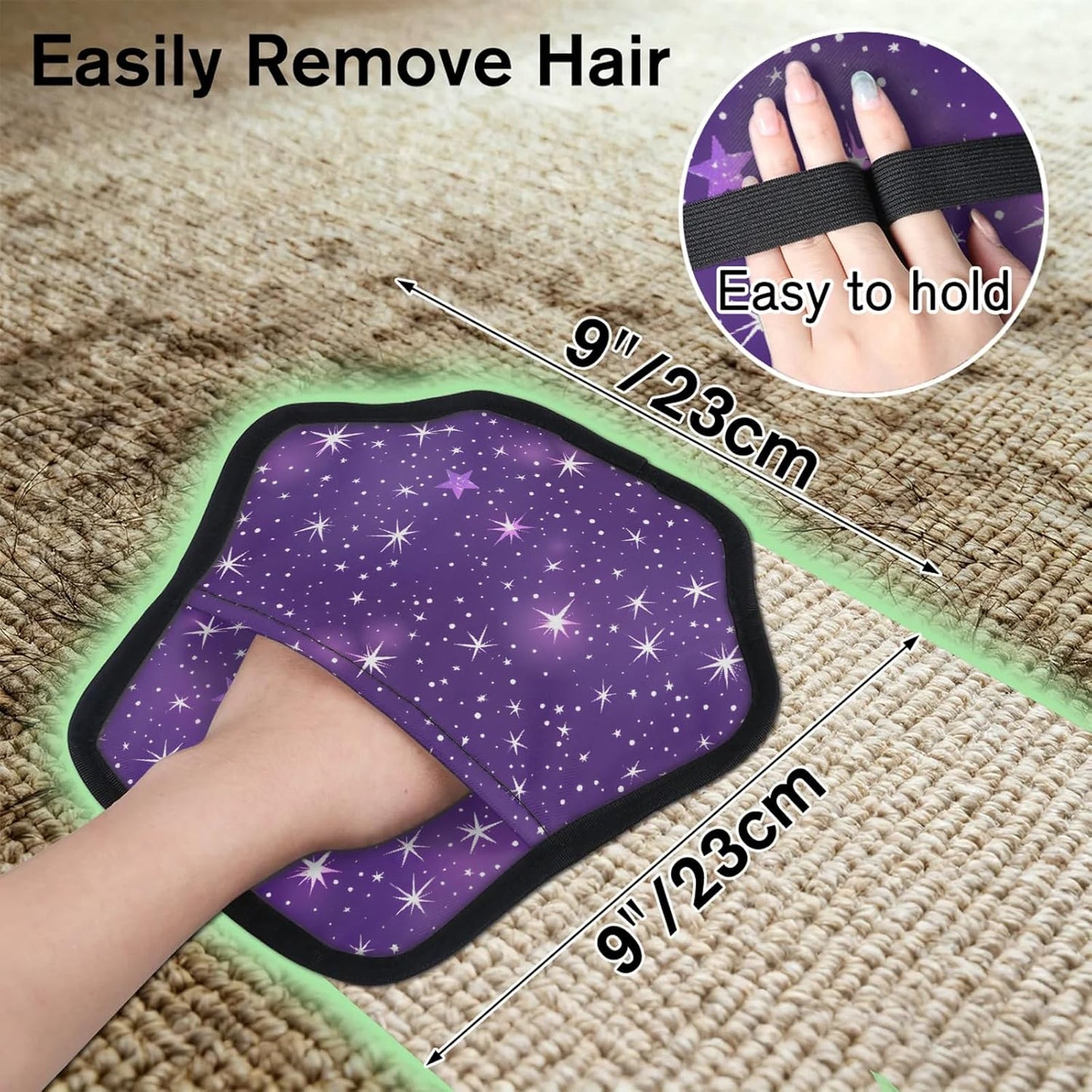 Starry Sky 2Pcs Electrostatic Reusable Pet Hair Removal
