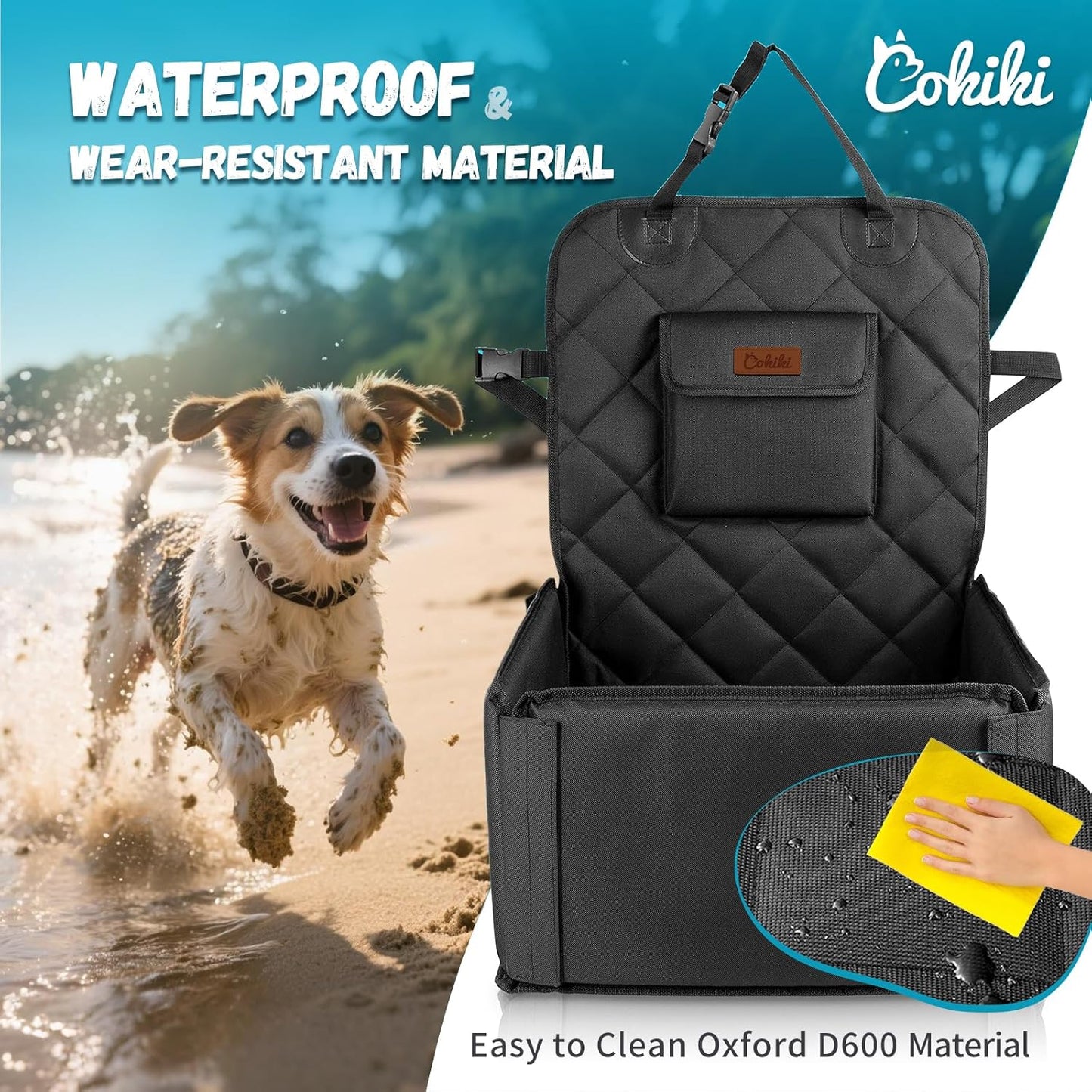 Dog Car Seats for Small Dogs,Detachable Foldable Dog
