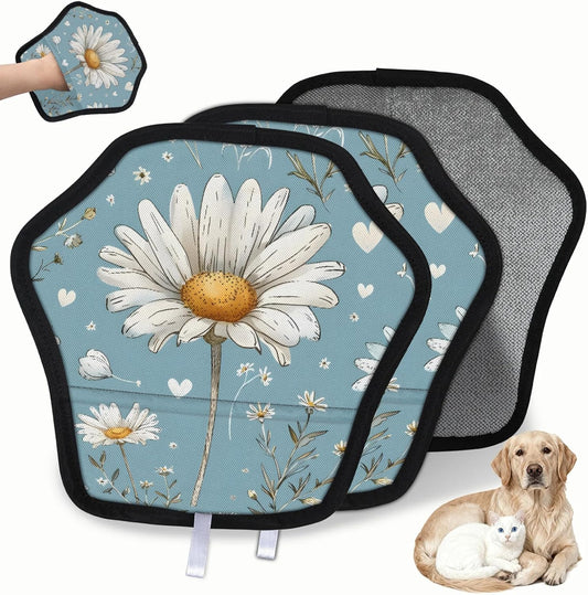 Pet Hair Removal Glove for Dogs Cats Reusable Washable Set