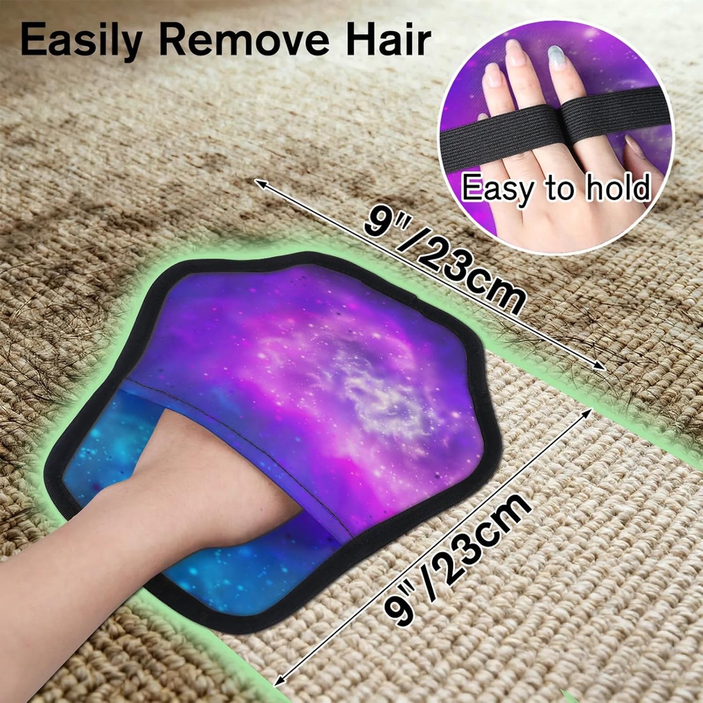 Pet Hair Removal Glove for Dogs Cats Reusable Washable Set