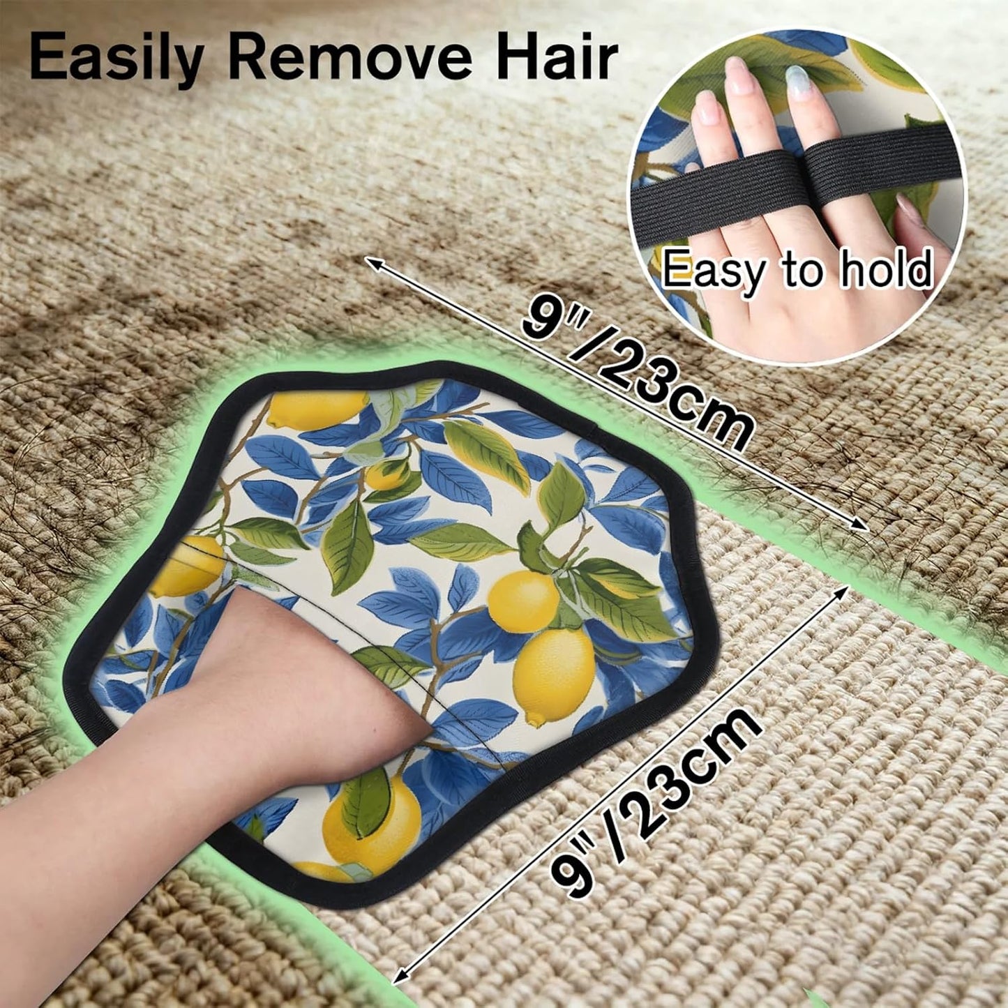 Pet Hair Removal Glove for Dogs Cats Reusable Washable Set